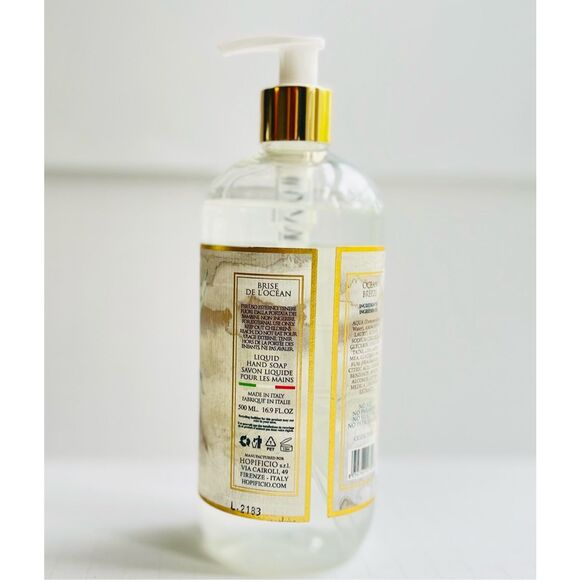 HOPIFICIO Firenze Ocean Breeze Luxury Hand Soap Made in Italy 16.9oz 500ml - Picture 2 of 2